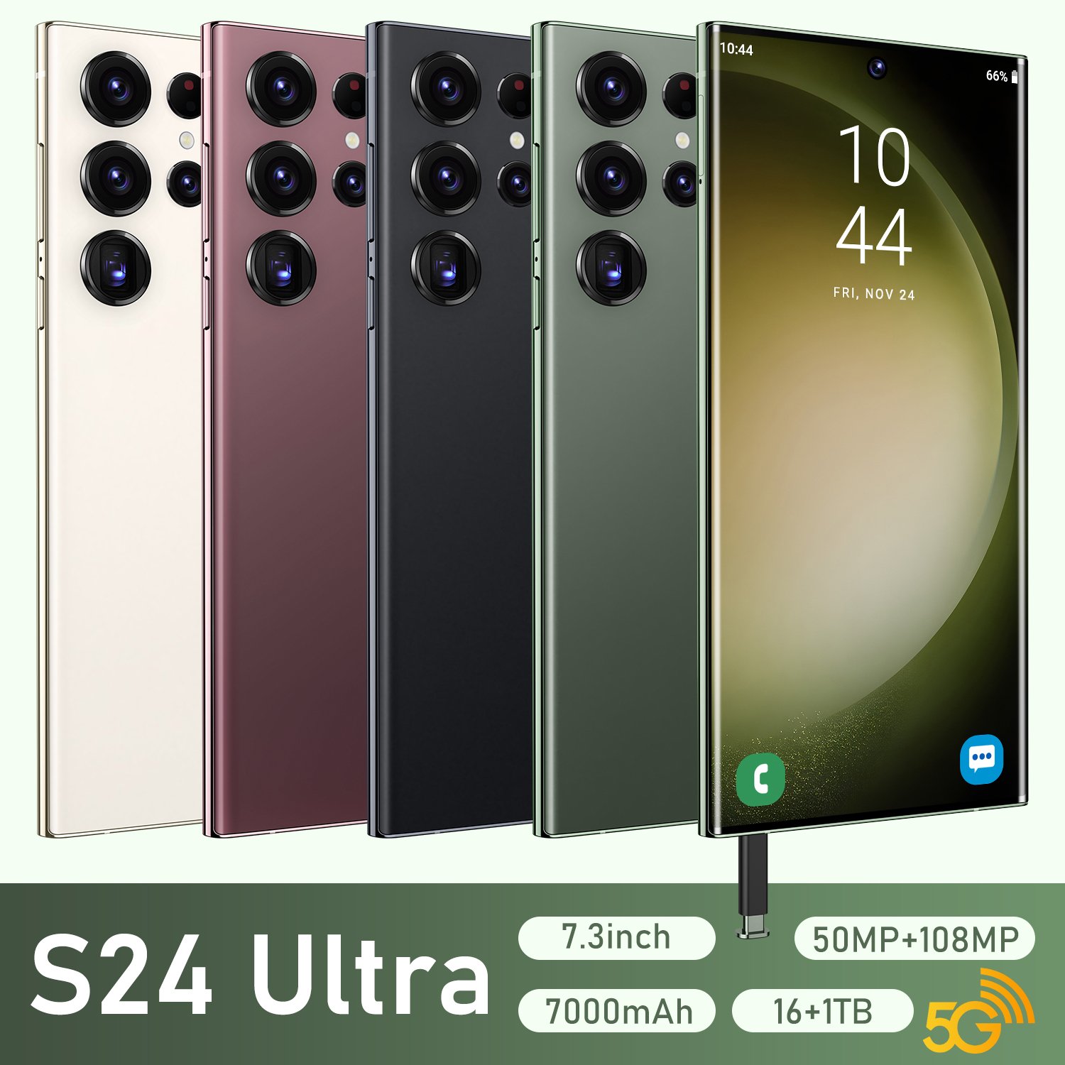 0riginal phones s24 ultra Smartphones 16GB+1TB 5G Dual SIM Cellphone Mobile Phone s24 ultra 3G&4G&5g 7.3 inches smartphone